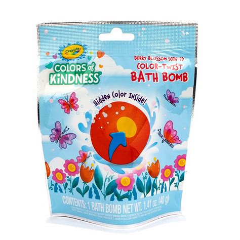 Crayola Color-twist Bath Bomb, Berry Blossom Scented (1.41 oz) Delivery ...