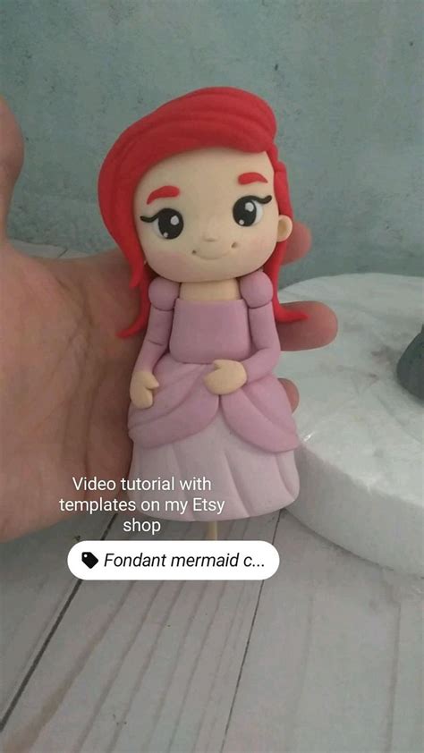 Image result for Fondant Ariel Tutorial