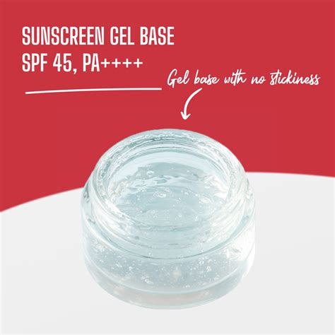 Sunscreen Gel Base (SPF 45+) PA++++ – Manibhu