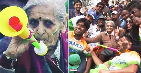 Unmissable pictures of Team India's Superfan Charulata Patel, who ruled ...
