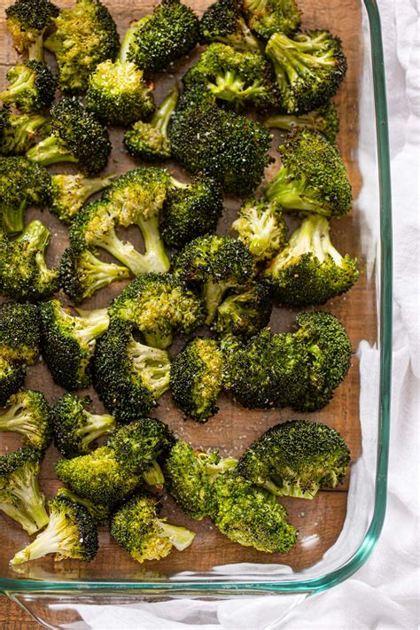 Roasted Broccoli Recipe (Perfectly Crisp Tender!) - Dinner, then Dessert