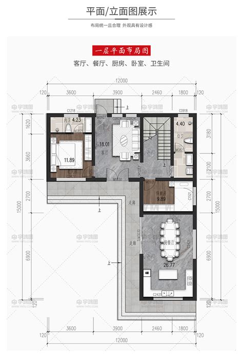 108平四室两厅新古典风格装修设计效果图-模范家装修网