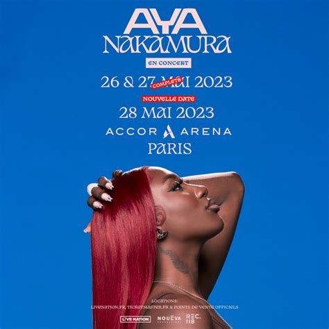 Aya Nakamura: tres conciertos en el Accor Arena de París en mayo de ...