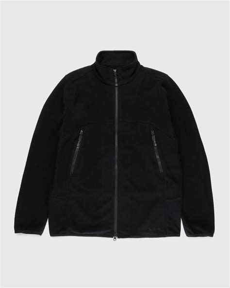 Snow Peak – Grid Fleece Jacket Black | Highsnobiety Shop