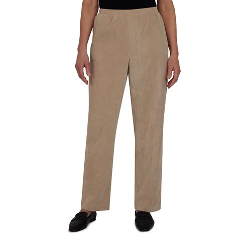 Alfred Dunner Womens Petite Stretch Waist Corduroy Short Length Pant ...