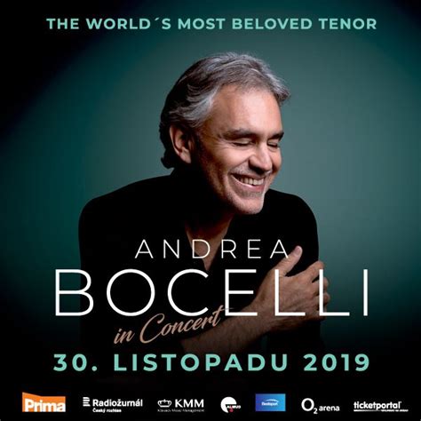 Andrea Bocelli in Concert 2019 | TICKETPORTAL Vstupenky na Dosah ...