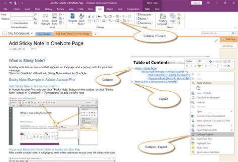 OneNote Collapse Text 的图像结果