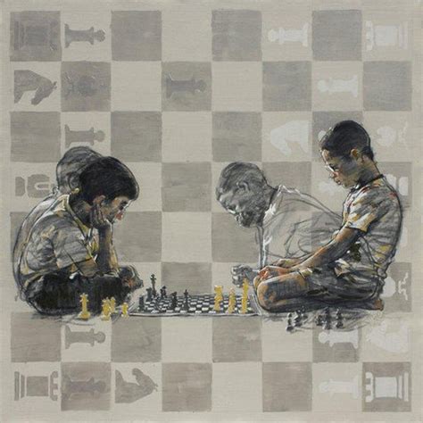 "Informal": White Acrylic Painting (36x36) by Manoj Sakale | ArtZolo.com