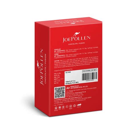 JOE POLLEN CHOCOLATE/FUSION DEO COMBO FOR HIM(150ML+150ML) – Newest