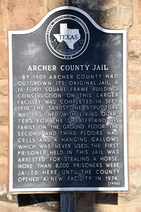 Old Archer County Jail (Archer City, Texas) | Historical mar… | Flickr