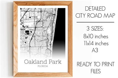 Mapa Del Parque Oakland, Florida