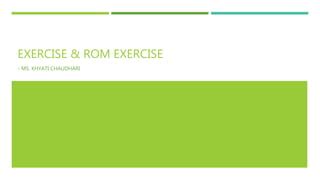 Image result for ROM 4 Exercise Machine Setup