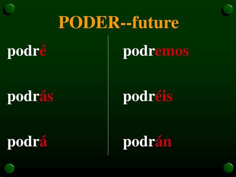 PPT - The Future Tense Irregular Verbs PowerPoint Presentation, free ...