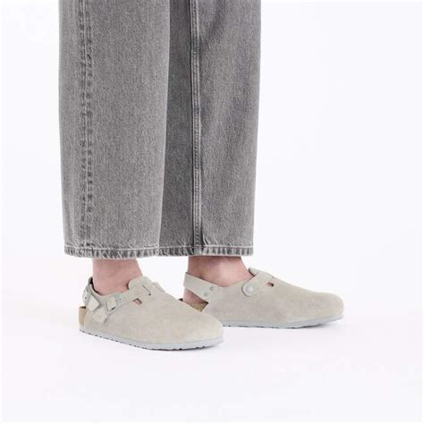 Tokio Suede Leather in Color Stone Coin | BIRKENSTOCK UK