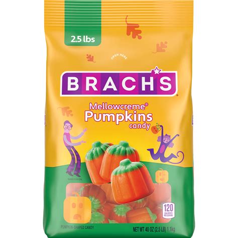 Brach's Halloween Mellowcreme Pumpkins Candy, 40 oz - Walmart.com