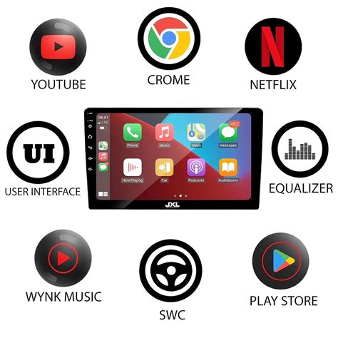 JXL 9 Inch HD 1280P Car Android Stereo with MTK Processor Wireless ...
