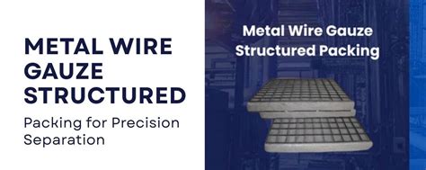 Metal Wire Gauze Structured Packing | SJK India