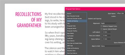 Image result for Alignment InDesign Examples