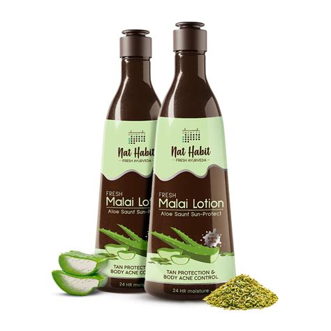 Buy Nat Habit Fresh Whipped Body Lotion, Aloe Saunf Sun Protect Malai ...