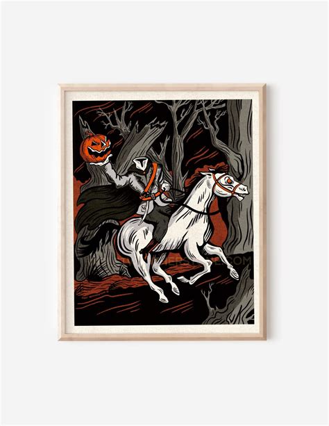 Headless Horseman 8x10 Sleepy Hollow Art Print - Etsy