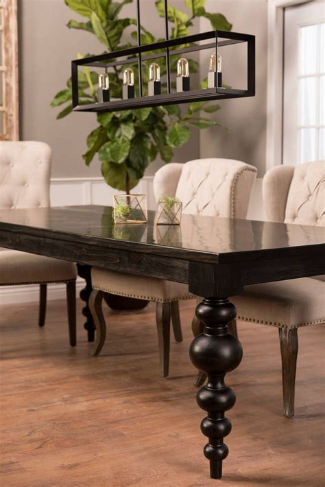 Turned Leg Dining Table Set