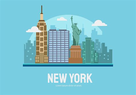 New York Buildings Clipart