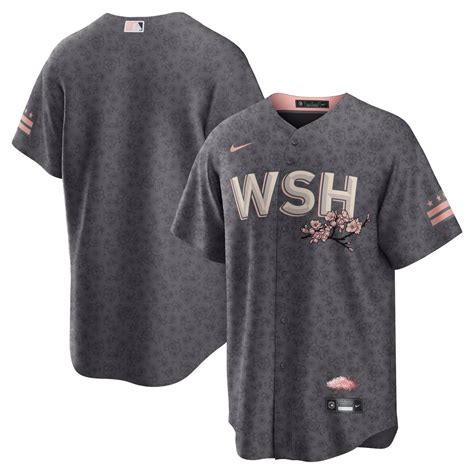 $70 Washington Nationals Nike City Connect Cherry Blossom Jerseys (use ...