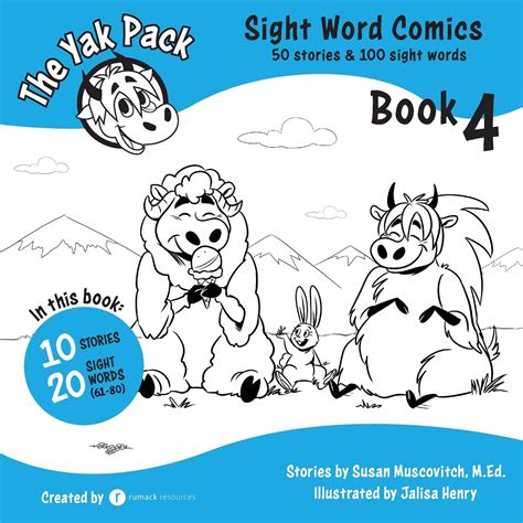 Buy The Yak Pack: Word Comics: Book 4: Comic Books to Practice Reading ...
