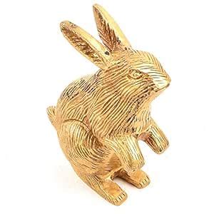 Indian-Shelf Standing Rabbit Showpieces | Brass Home D cor Item ...