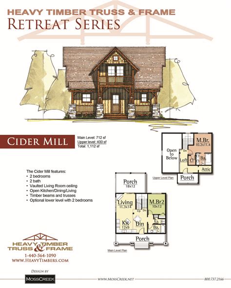 Timber Frame Craftsman Style Floor Plans Timber Framed Craftsman House