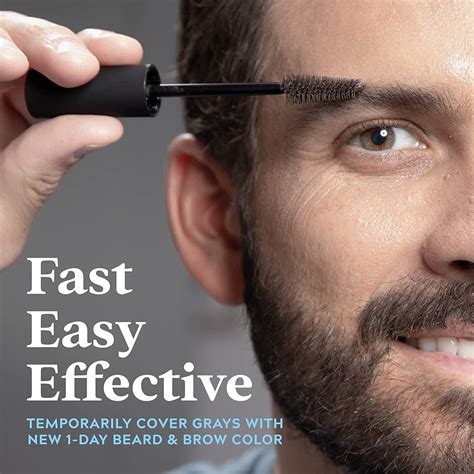 Just For Men 1-Day Beard & Brow Color, Gray Filler, Temporary Dye ...