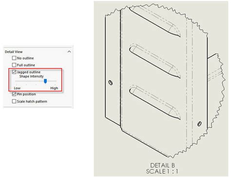 SolidWorks Drawing Crop View 的图像结果