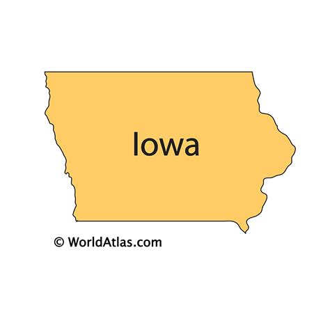 Iowa Maps & Facts - World Atlas