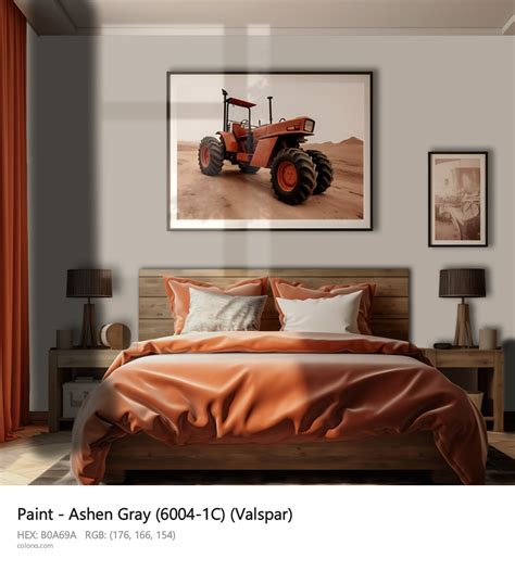 Valspar Ashen Gray (6004-1C) Paint - color codes, matching paints and ...