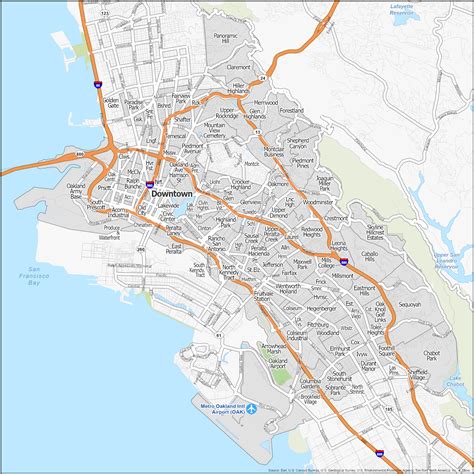 Oakland Bad Neighborhood Map