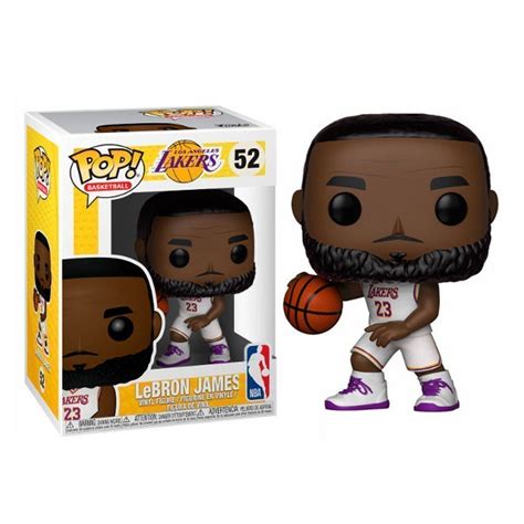 Funko Pop Lebron James Lakers uniforme blanco