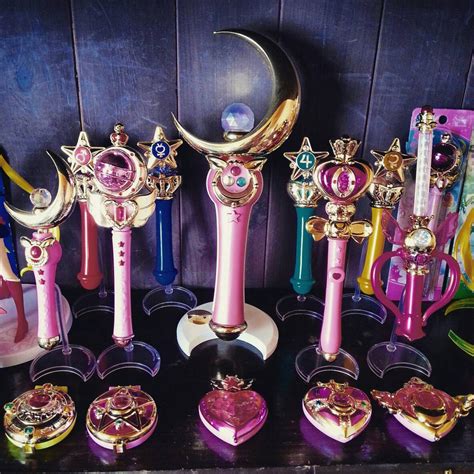 Sailor Moon wands and compacts! by sailormoonee on DeviantArt
