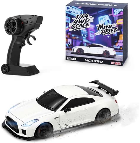 Amazon.com: MCARRO 1/64 Scale RC Drift Car - 2.4GHz Half-Scale Remote ...