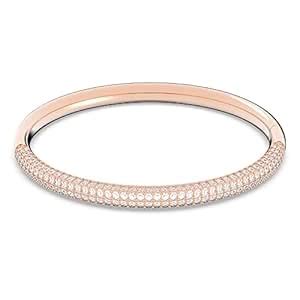 Buy Swarovski Dextera bangle, White, Rose gold-tone finish at Amazon.in