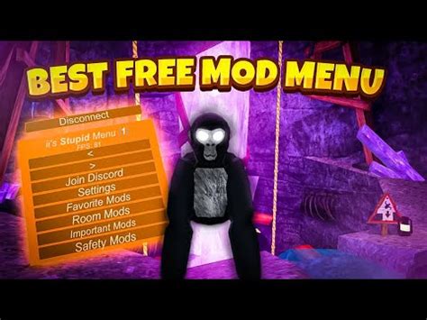 THE BEST FREE MENU | II's Stupid Menu | Gorilla Tag Mods - YouTube