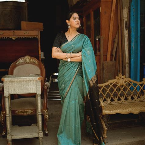 Apsara - Maheshwari Silk Cotton Saree – House of Chamanthi