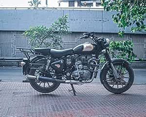 Old School Customs Saddle Stay with Top Rack for Royal Enfield Classic ...