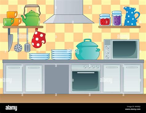 Kitchen Cartoon 的图像结果