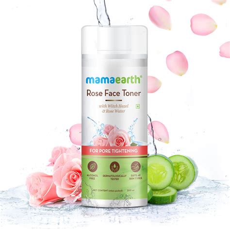 Buy Mamaearth Rose Water Face Toner with Witch Hazel & Rose Water for ...