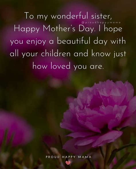 70 Happy Mothers Day Sister Quotes to Make Her Feel Loved