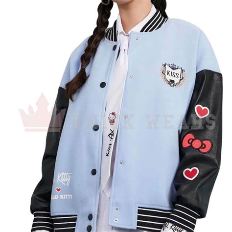 Hello Kitty Varsity Jacket - Hello Kitty Letterman Jacket
