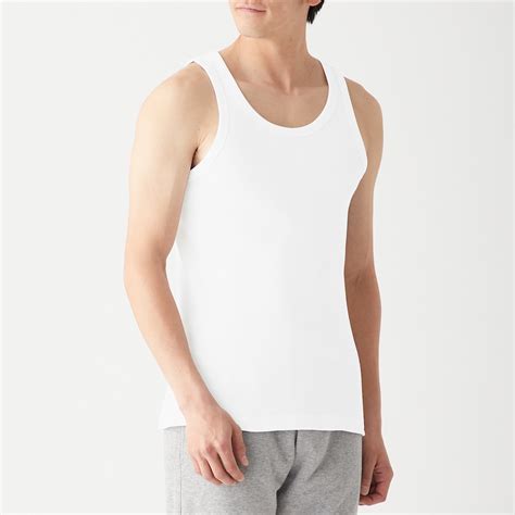 SIDE SEAMLESS RIB TANKTOP 2 PACK | MUJI