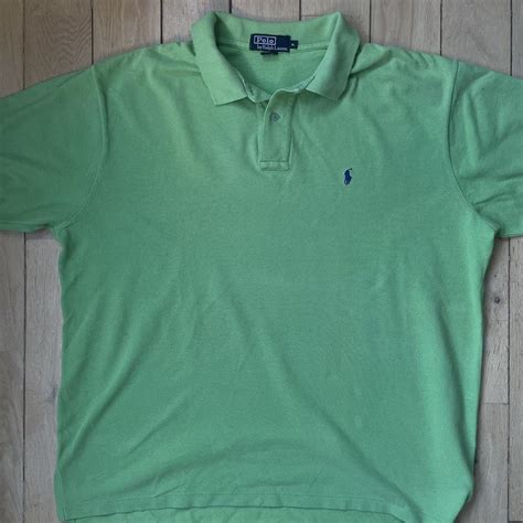 Ralph Lauren Polo shirt Light green lime colour... - Depop