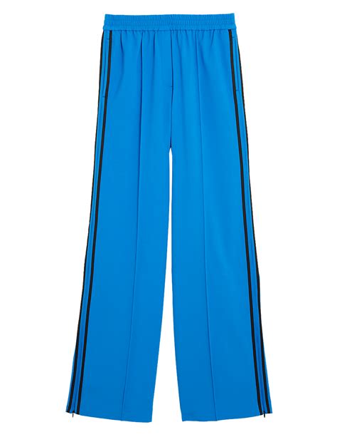 Buy Side Stripe Wide Leg Trousers at Marks & Spencer