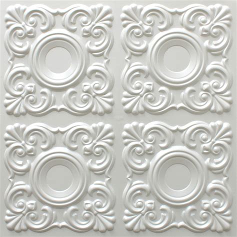 White Ceiling Tiles - Dundee Deco